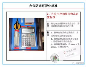 現場管理 工廠辦公區域現場可視化管理標準